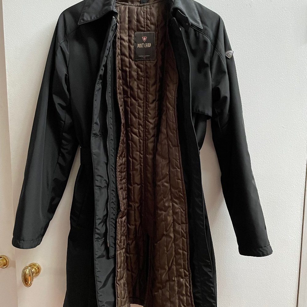 Postcard Trench Coat with removable Liner